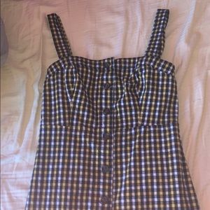 Hoister plaid yellow dress